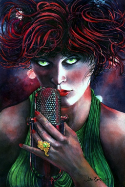 Emerald Eyes
21x14” - $600
 Matted,framed
18 x 12” Matted
Giclée t - $45